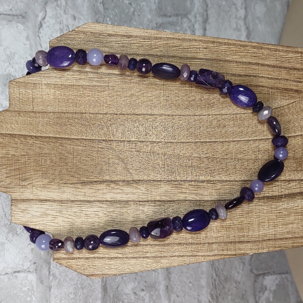 Artisan Crafted Amethyst Gemstone Necklace